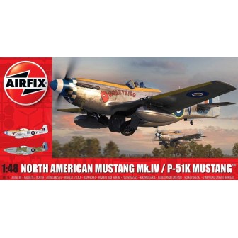 MUSTANG Mk.IV/P-51K AMERICANO AIRFIX A05137 ESCALA 1/48