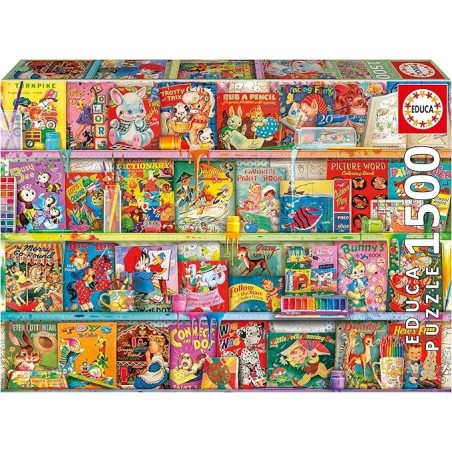 PUZZLE THE KITSCHY FUNBOOK NOOK 1500 PIEZAS EDUCA 20568