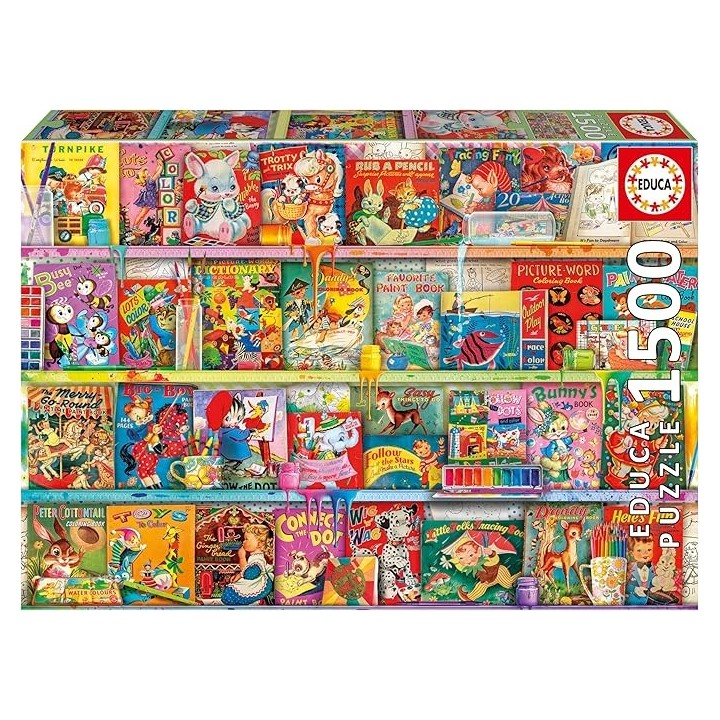 PUZZLE THE KITSCHY FUNBOOK NOOK 1500 PIEZAS EDUCA 20568