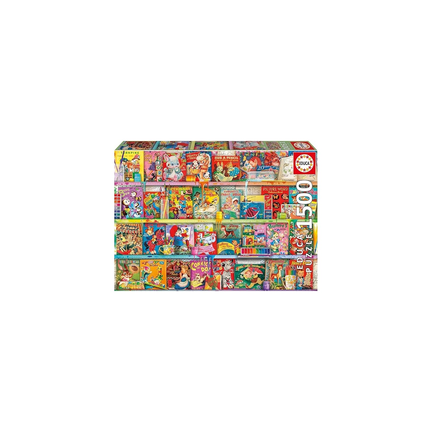 PUZZLE THE KITSCHY FUNBOOK NOOK 1500 PIEZAS EDUCA 20568