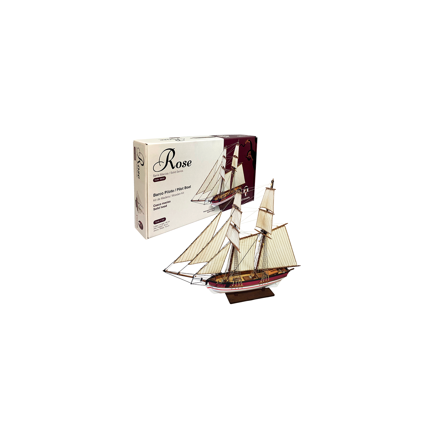KIT BARCO SERIE ROSE 1/100