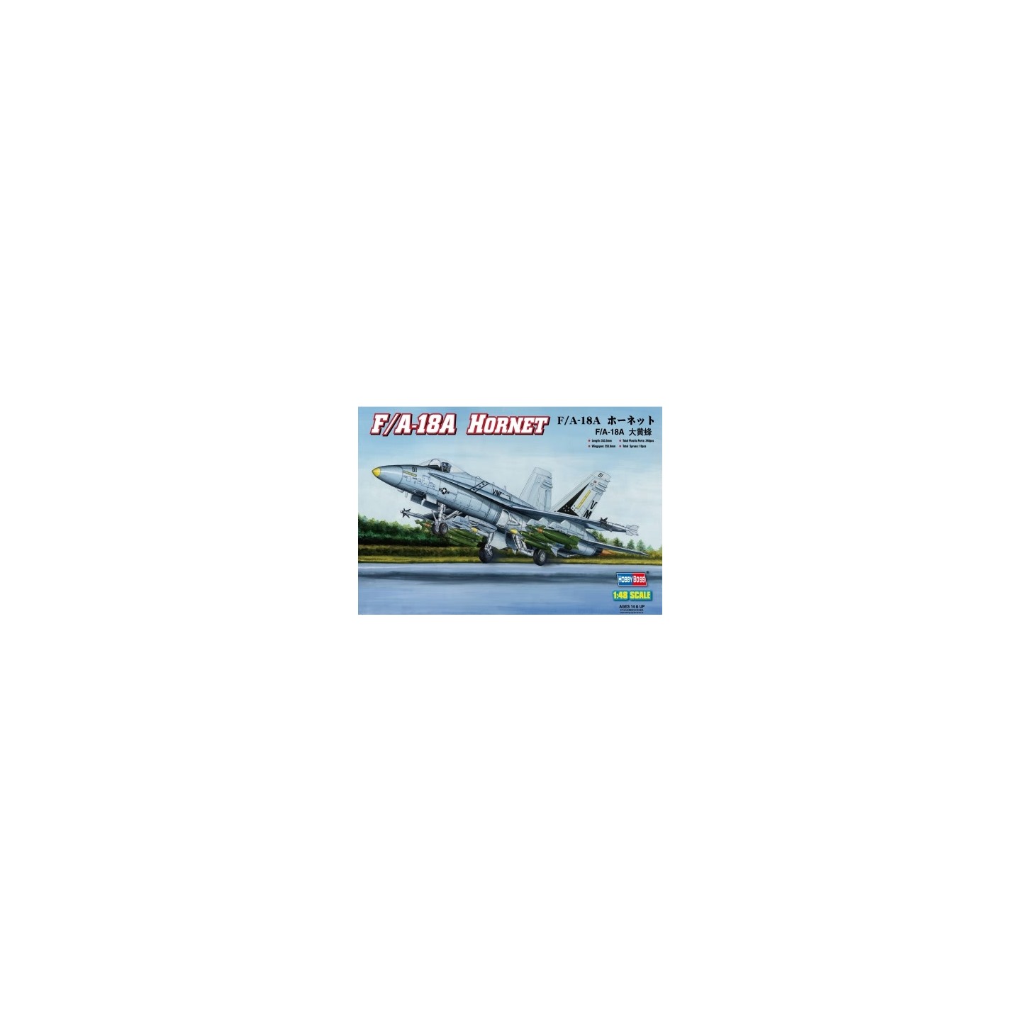 F18 HORNET HOBBY BOSS 1/48