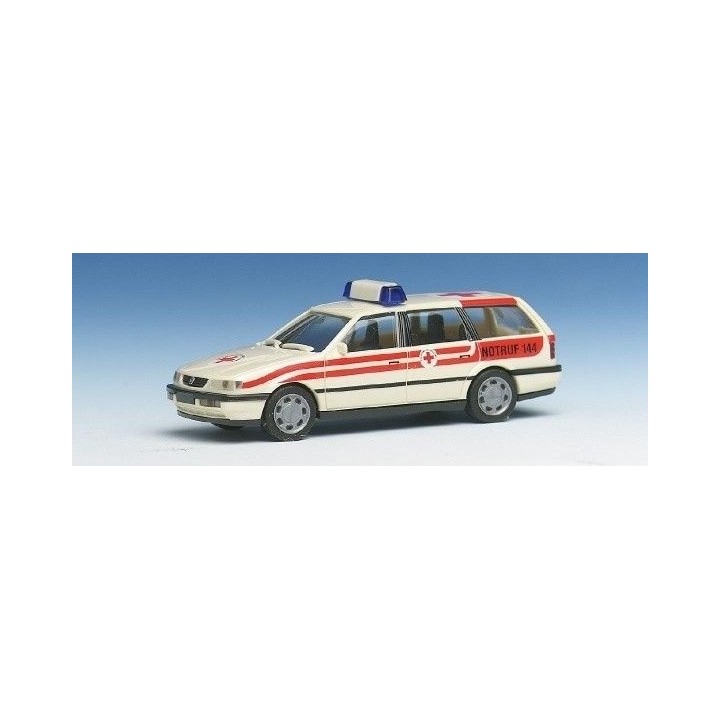 AMBULANCIA VOLKSWAGEN PASSAT HERPA 184496 ESCALA 1/87