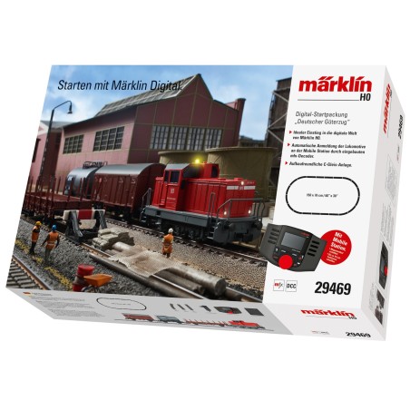 SET INICIO LOCOMOTORA DIESEL CON SONIDO MARKLIN 29469 ESCALA H0