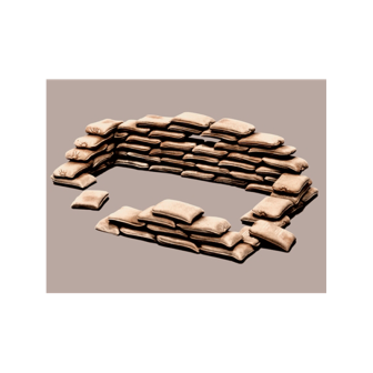 SACOS DE ARENA ITALERI 406 ESCALA 1/35