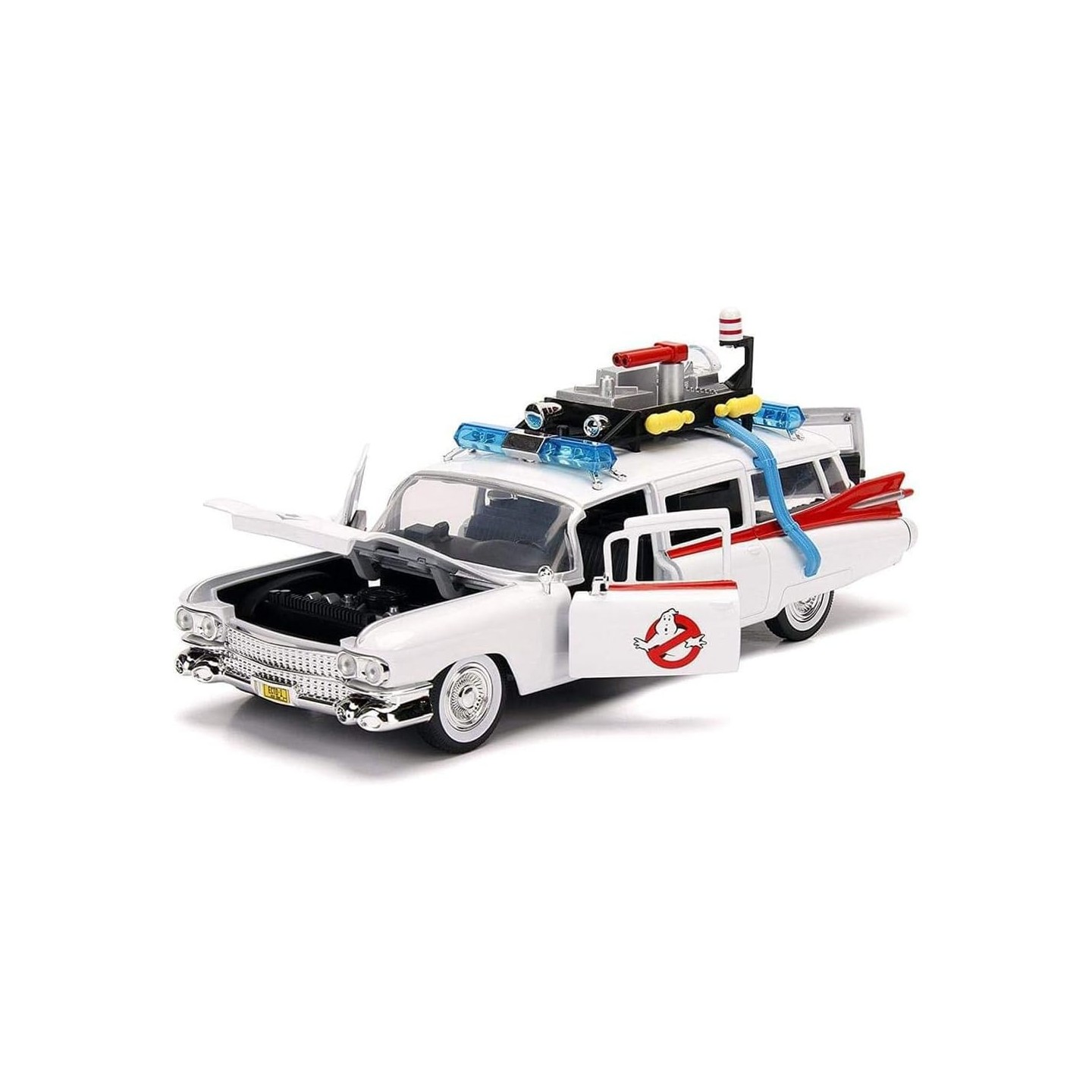AMBULANCIA CADILLAC 1959 ECTO-1 CAZAFANTASMAS"  JADA TOYS 99731 ESCALA 1/24"