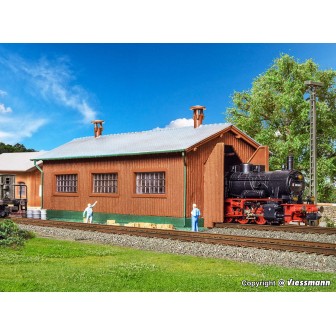 DEPÓSITO PARA UNA LOCOMOTORA KIBRI 37802 ESCALA N