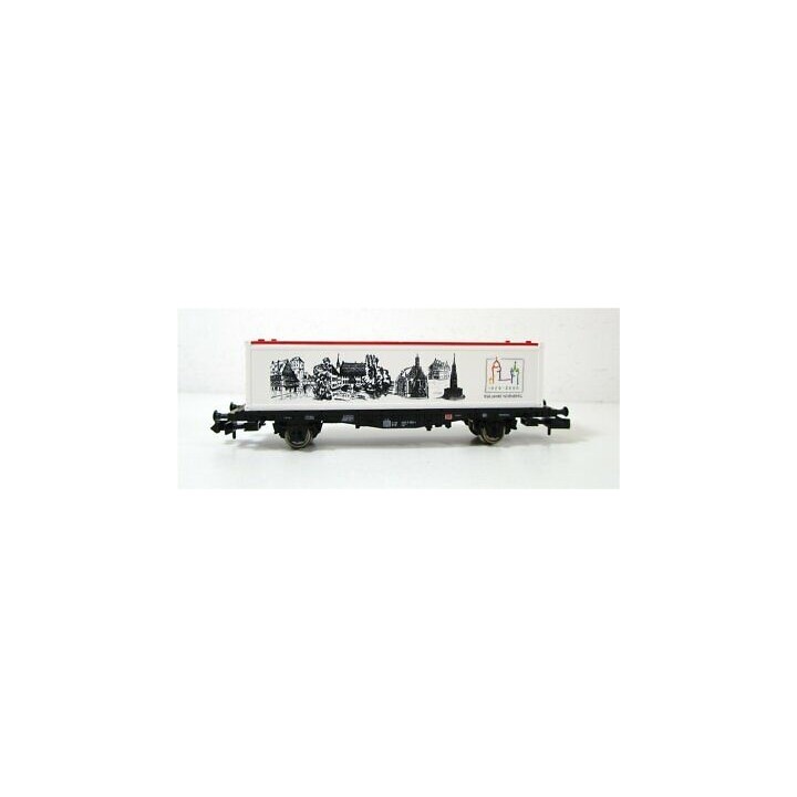 VAGON CON CONTENEDOR NUREMBERG FLEISCHMANN 998237 ESCALA H0