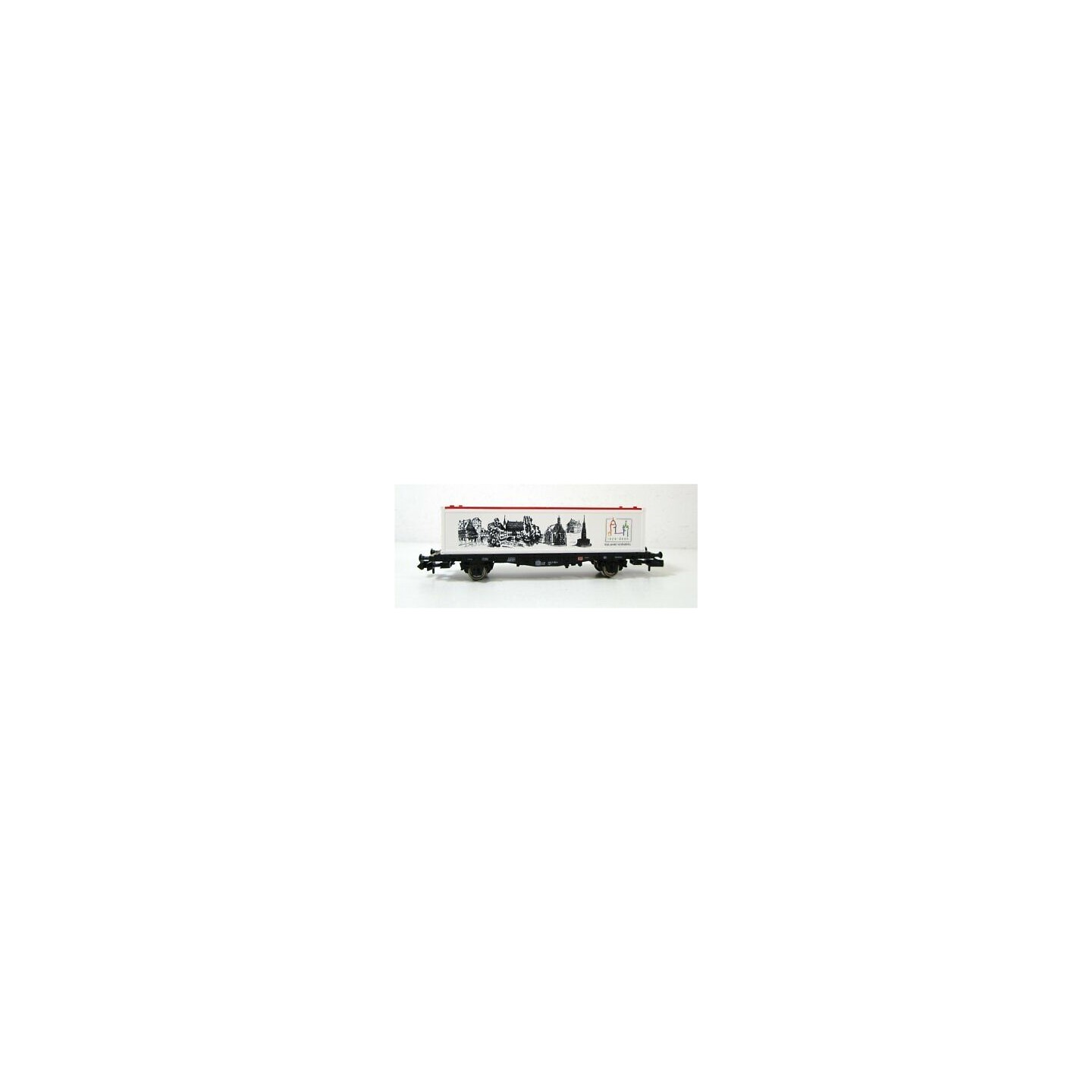 VAGON CON CONTENEDOR NUREMBERG FLEISCHMANN 998237 ESCALA H0