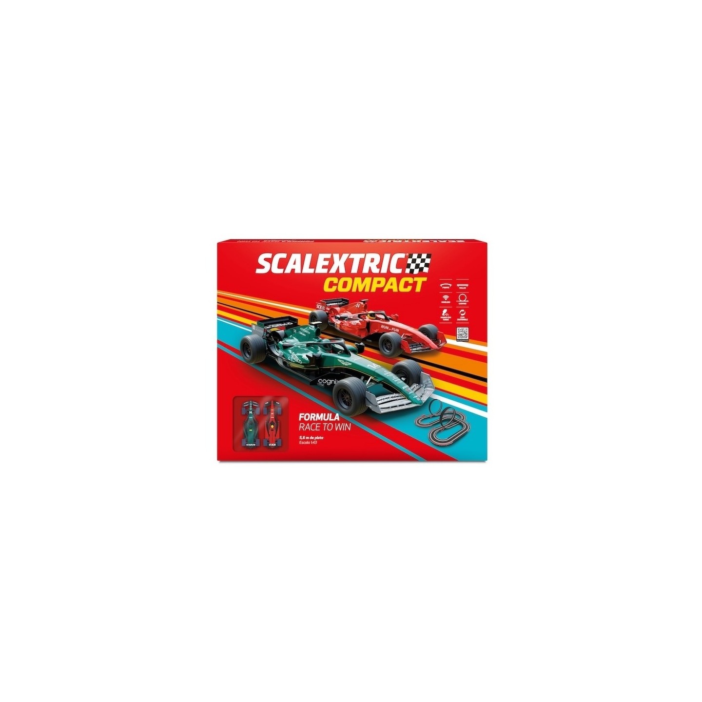 CIRCUITO FORMULA 1 SCALEXTRIC COMPACT C10510S500 1/43
