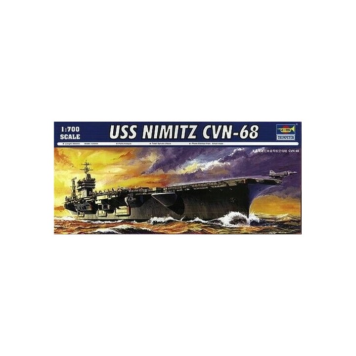 USS NIMITZ CVN-68 TRUMPETER 1/700