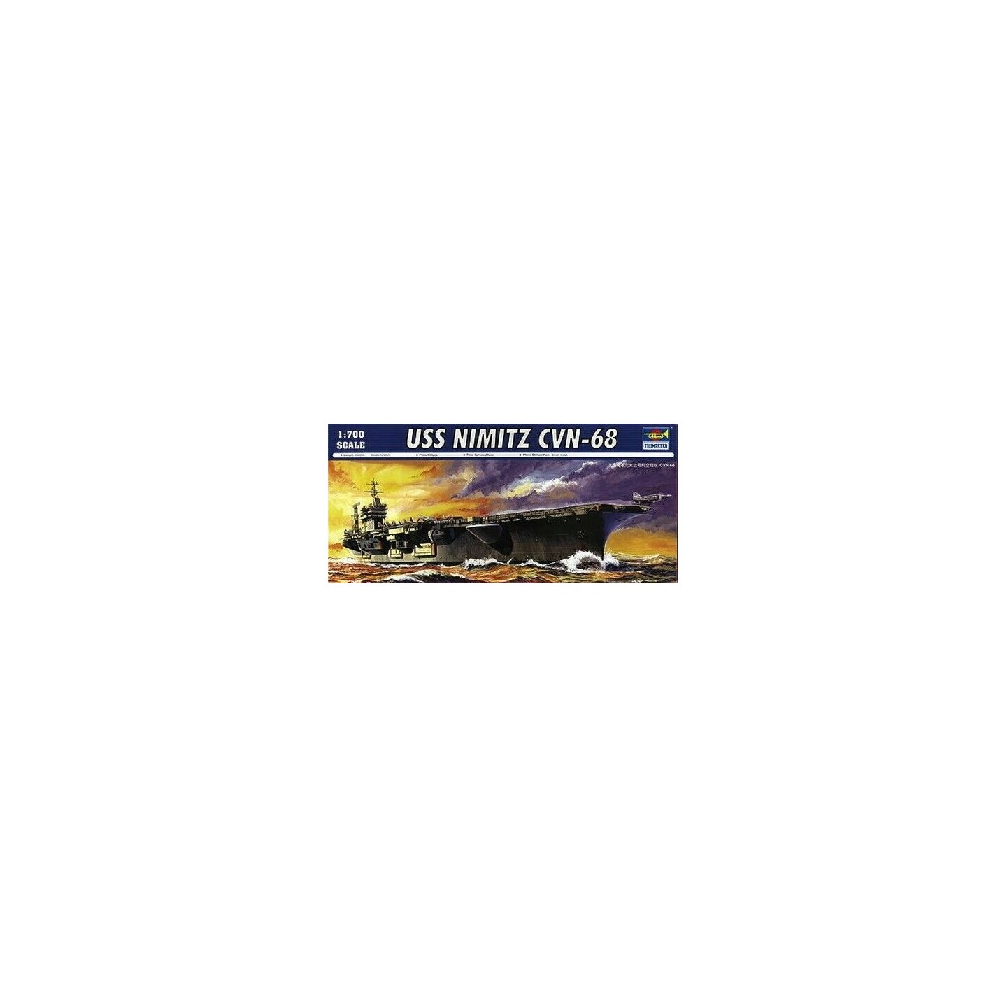 USS NIMITZ CVN-68 TRUMPETER 1/700