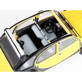 KIT CON PINTURAS CITROEN 2CV AMARILLO REVELL 1/24