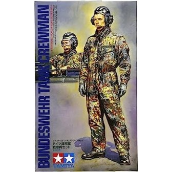 2 TRIPULANTES DE TANQUE TAMIYA 1/16