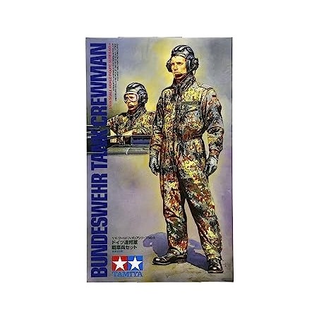 2 TRIPULANTES DE TANQUE TAMIYA 1/16