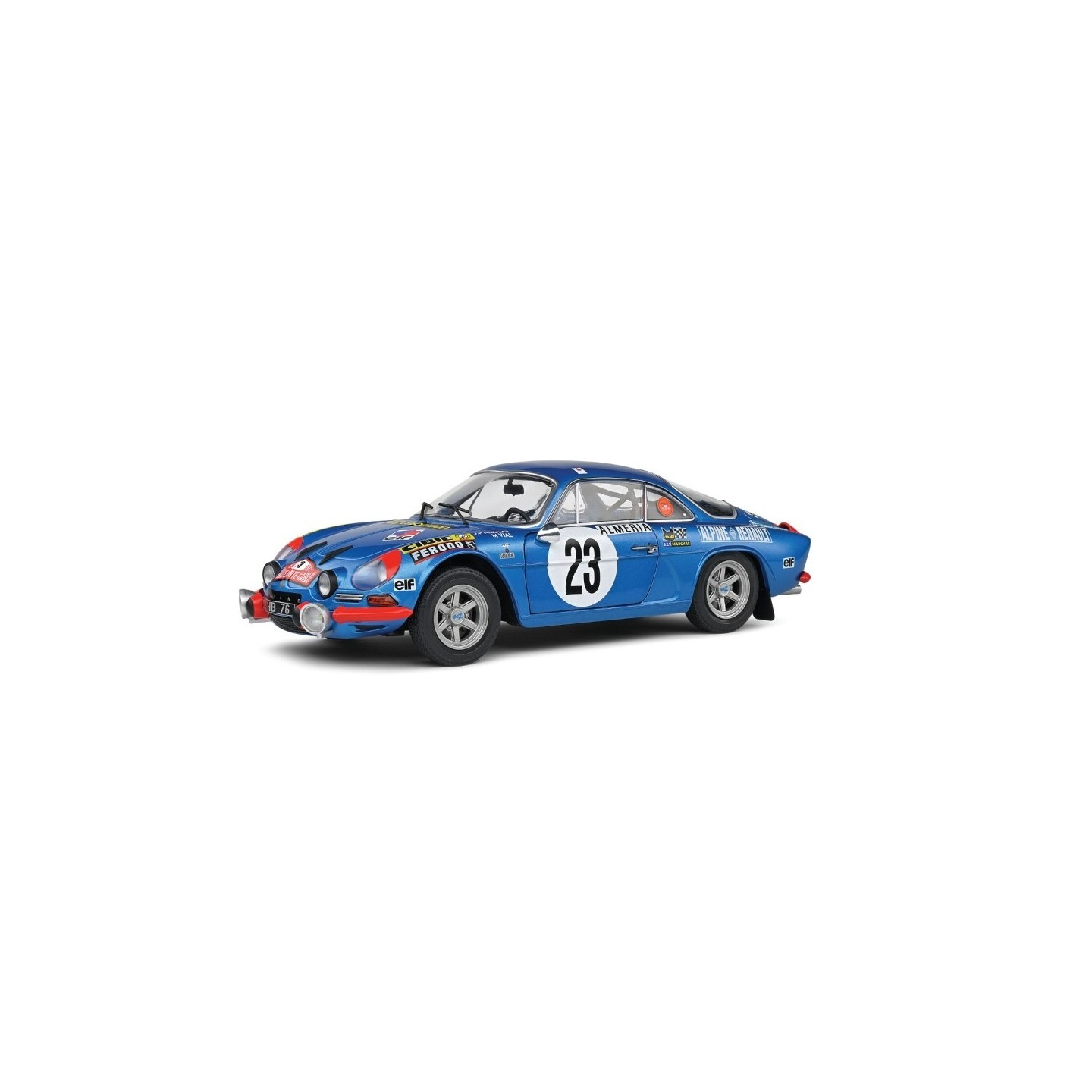 RENAULT ALPINE A110 1600S Nº23 MONTE CARLO 1972 SOLIDO S1804208 ESCALA 1/18