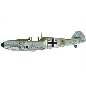 MESSERSCHMITT BF109E-1/E-3/E-4 AIRFIX 1/48