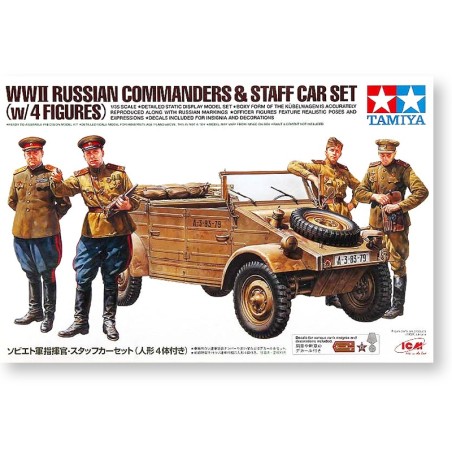COMANDANTES RUSOS CON VEHICULO TAMIYA 1/35