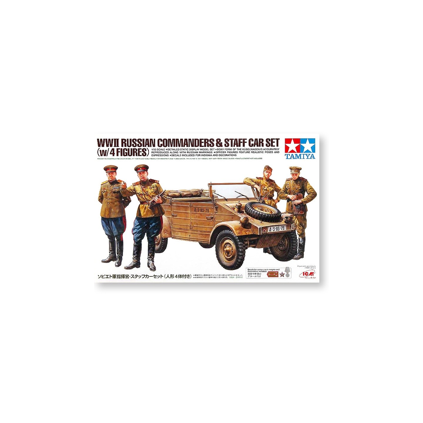 COMANDANTES RUSOS CON VEHICULO TAMIYA 1/35