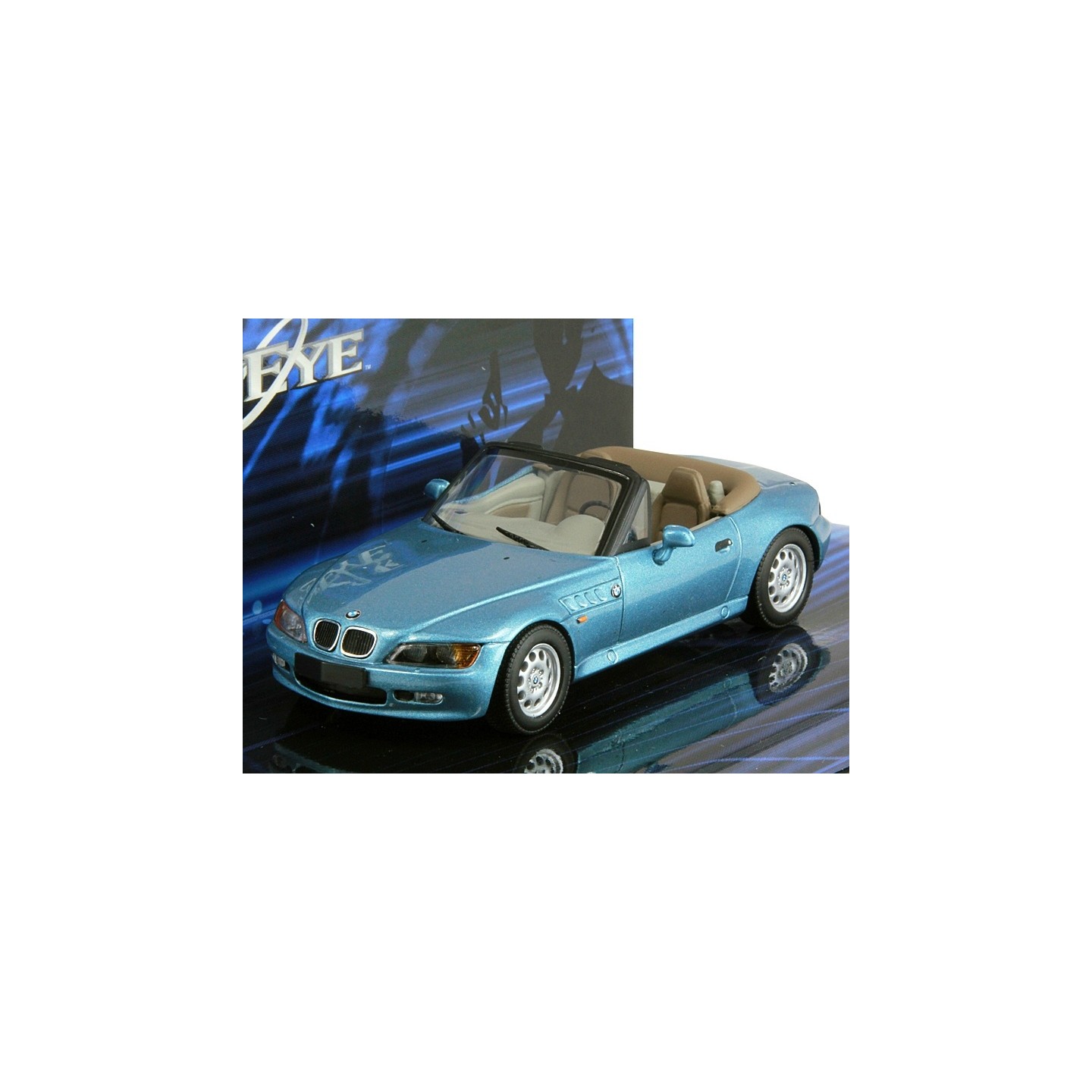 BMW Z3 AZUL JAMES BOND 1/43