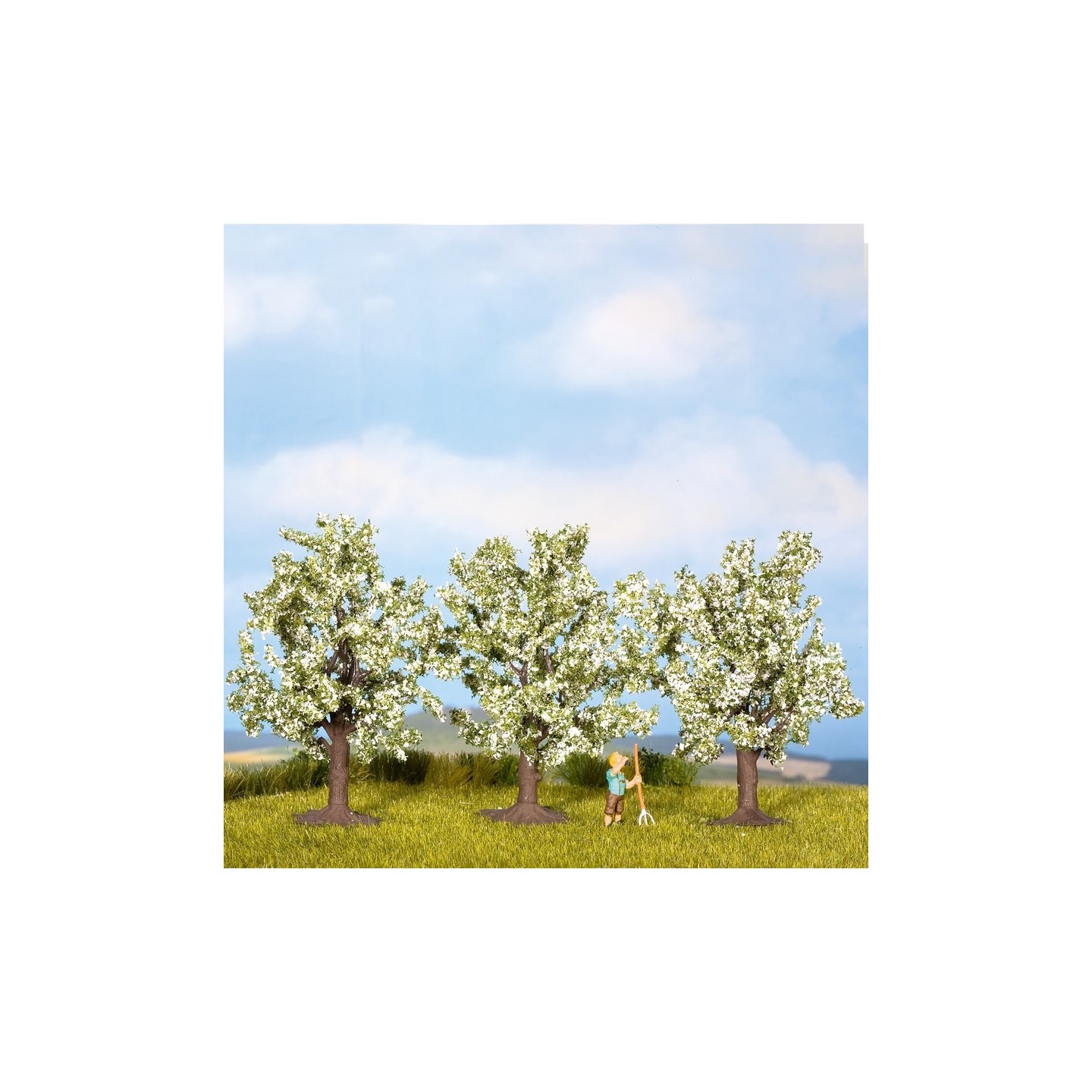 3 ARBOLES FRUTALES 45mm NOCH N