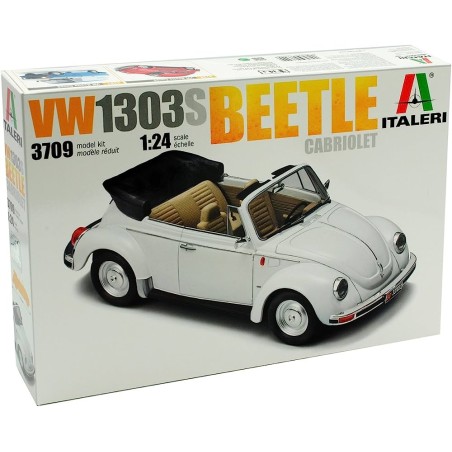 VOLKSWAGEN BETTLE CABRIOLET 1303S ITALERI 1/24