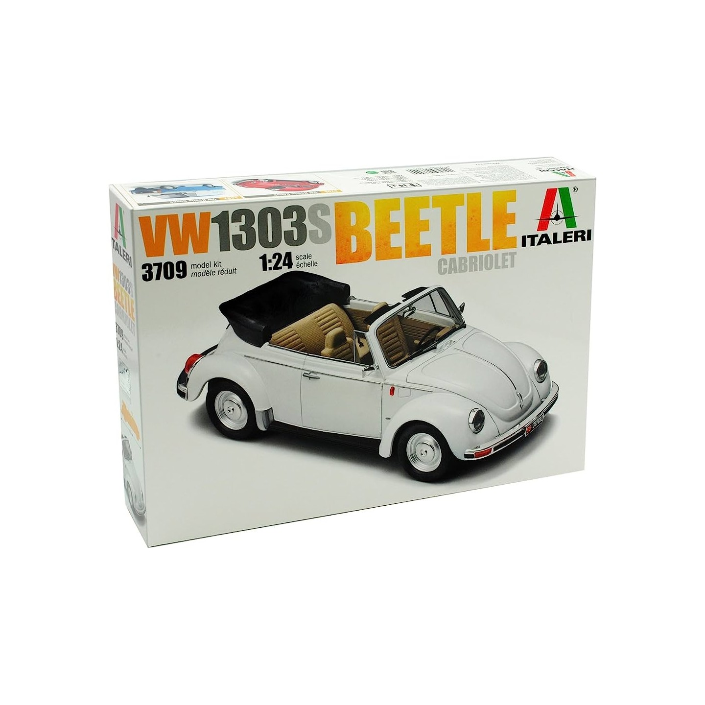 VOLKSWAGEN BETTLE CABRIOLET 1303S ITALERI 1/24