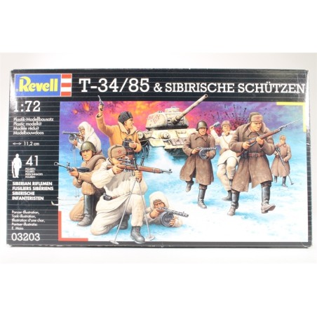 T-34/T-85 CON INFANTERIA REVELL 1/72