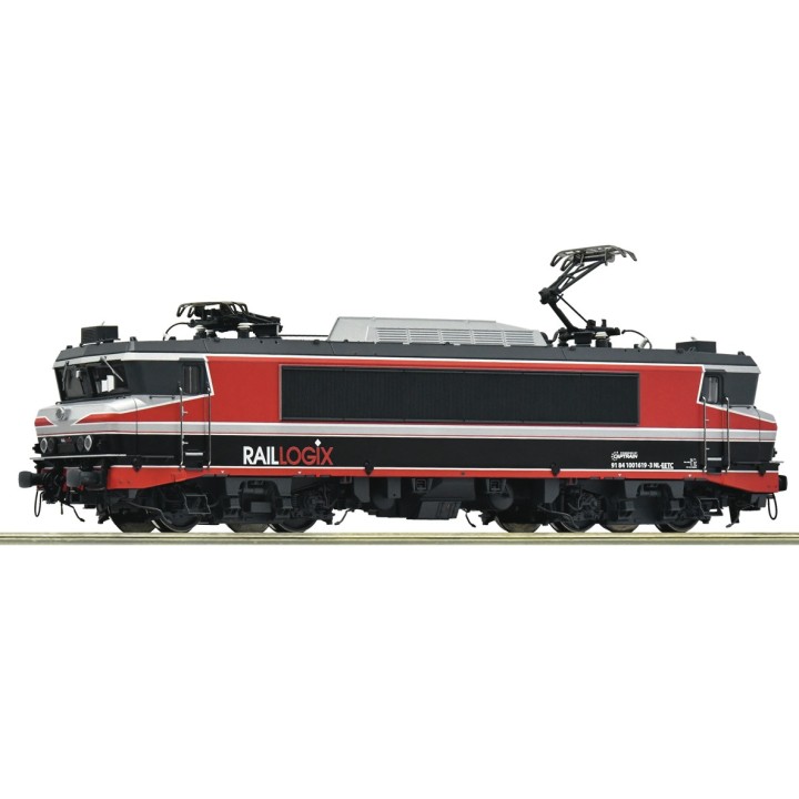 LOCOMOTORA ELÉCTRICA 1619 RAILLOGIX CON SONIDO ROCO 7510068 ESCALA H0