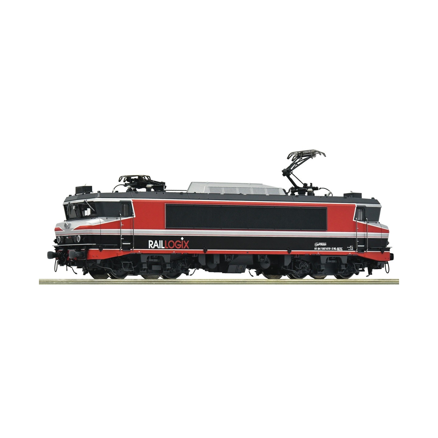 LOCOMOTORA ELÉCTRICA 1619 RAILLOGIX CON SONIDO ROCO 7510068 ESCALA H0