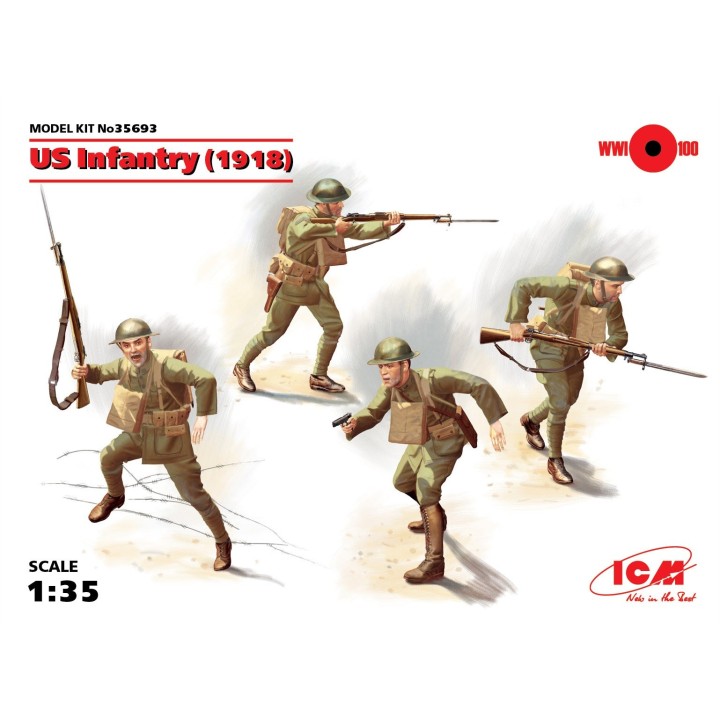 U.S. INFANTRY 1918 ICM 1/35