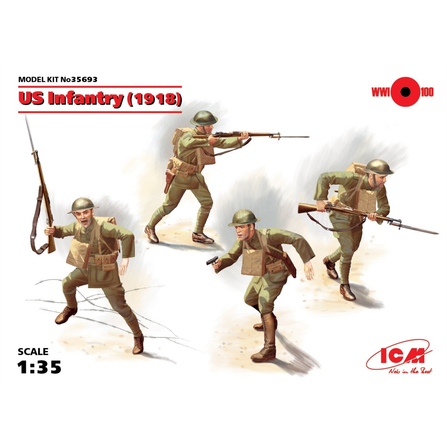 U.S. INFANTRY 1918 ICM 1/35