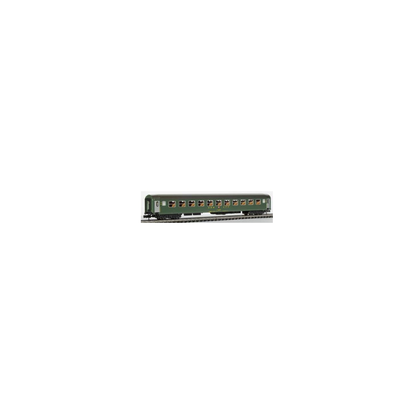 COCHE PASAJEROS SBB 2a CLASE KATO 23115 ESCALA N