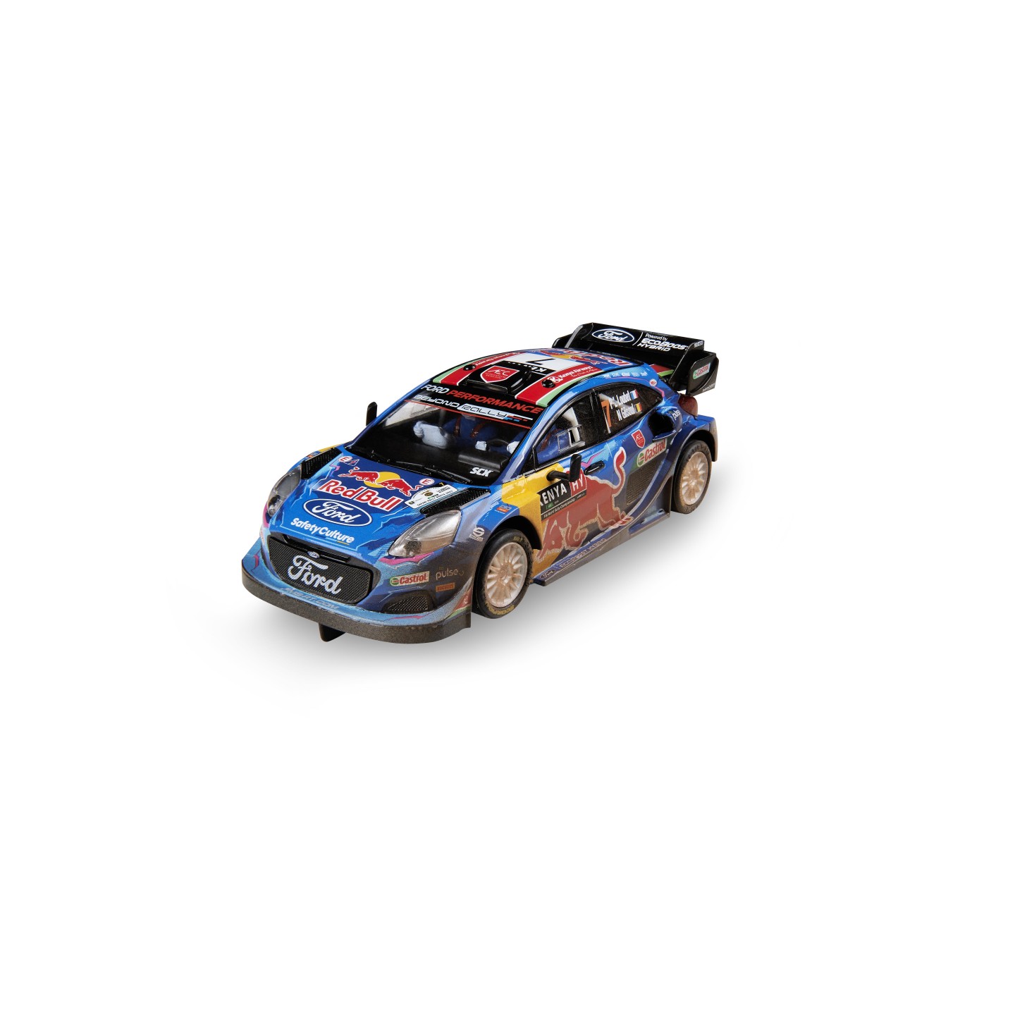 FORD PUMA WRC KENYA DECORACION BARRO SCALEXTRIC ORIGINAL