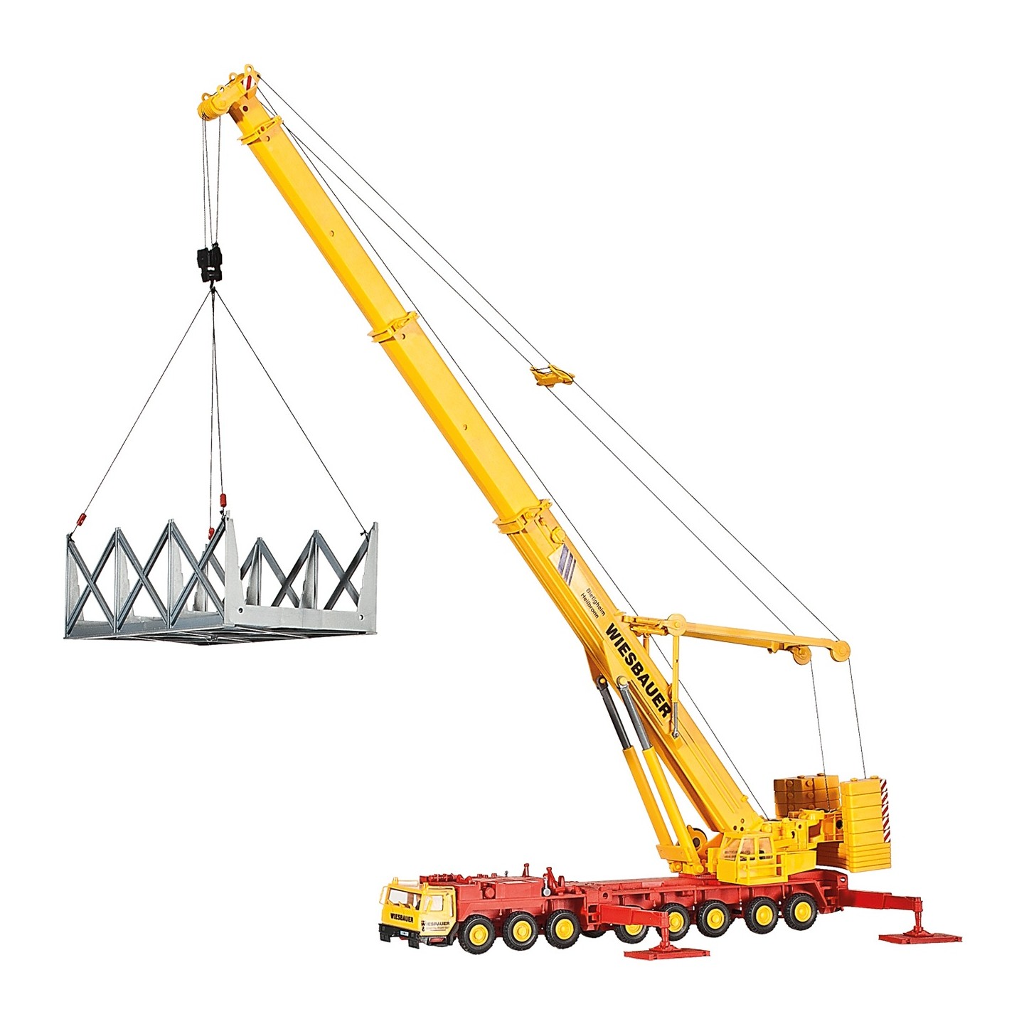 GRÚA MÓVIL LIEBHERR LTM 1400 WIESBAUER" KIBRI 13034 ESCALA H0"
