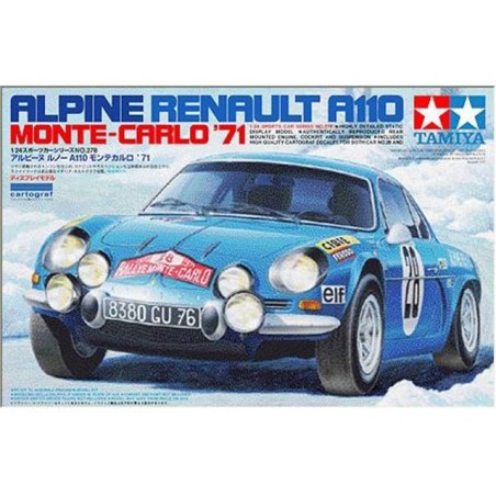 RENAULT ALPINE A110 MONTE-CARLO 1971 TAMIYA 1/24