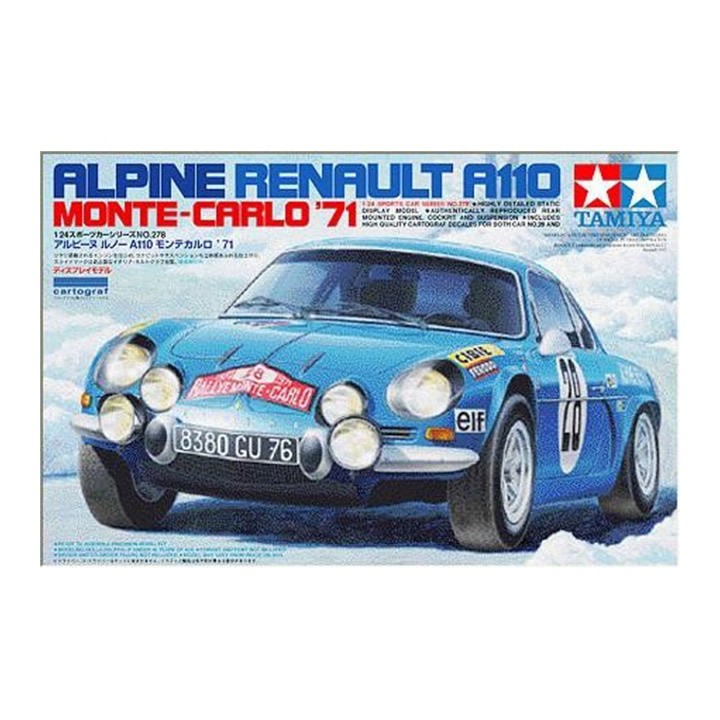 RENAULT ALPINE A110 MONTE-CARLO 1971 TAMIYA 1/24