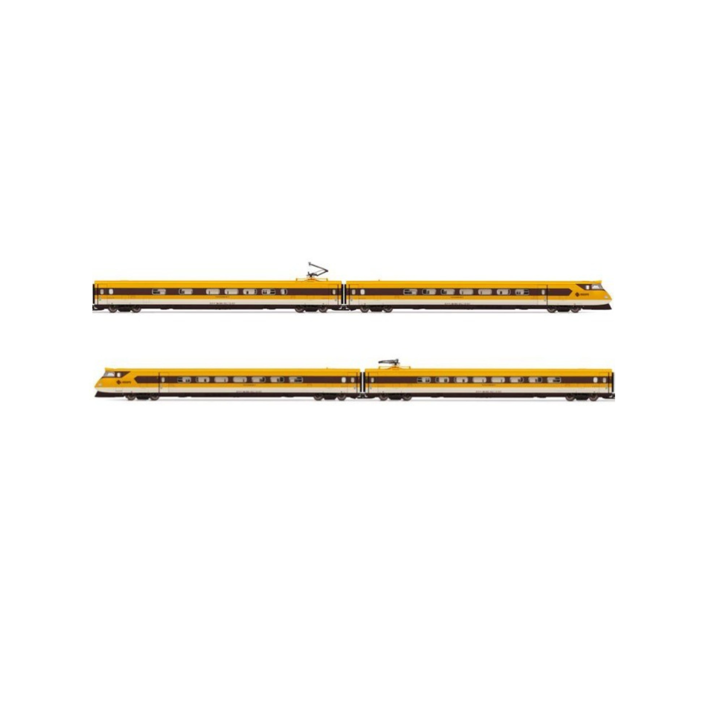 AUTOMOTOR 443 PLATANITO" LOGO RENFE ELECTROTREN HE2016 ESCALA H0"