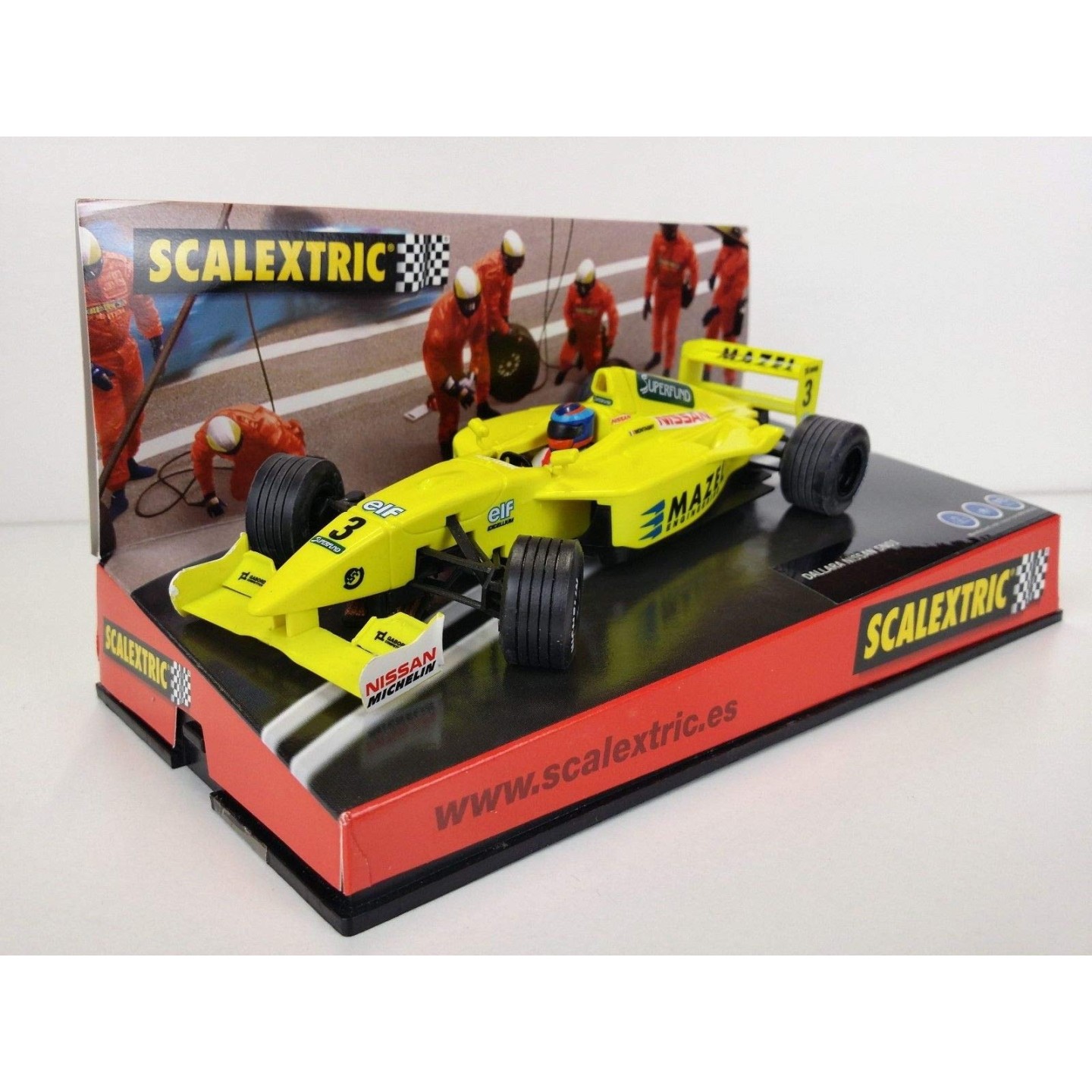 DALLARA NISSAN SN 01 MONTAGNY" SCALEXTRIC ORIGINAL 6129 1/32"