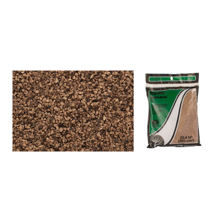BALASTO O GRAVA FINA MARRÓN WOODLAND SCEENICS B72