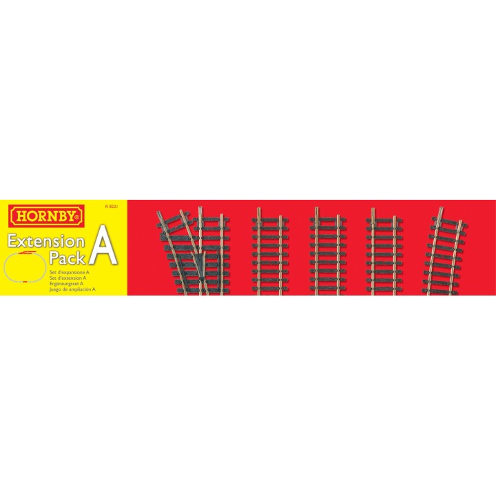 EXTENSION DE VIAS PACK A HORNBY R8221 ESCALA  H0