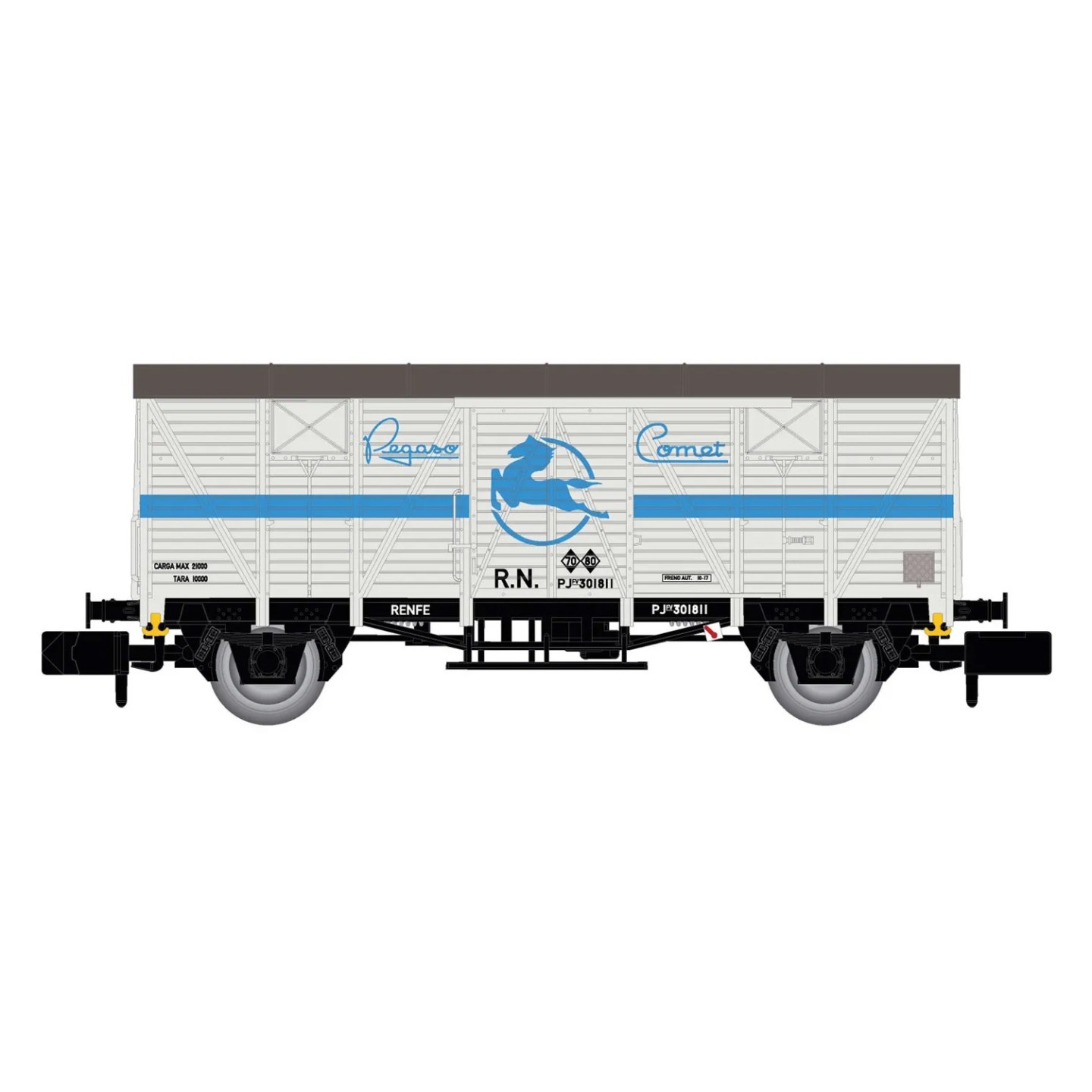 VAGÓN CERRADO J300.000 PEGASO" RENFE ARNOLD  HN6662 ESCALA N"