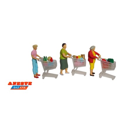 PERSONAS COMPRANDO EN EL SUPER ANESTE 4027 ESCALA H0