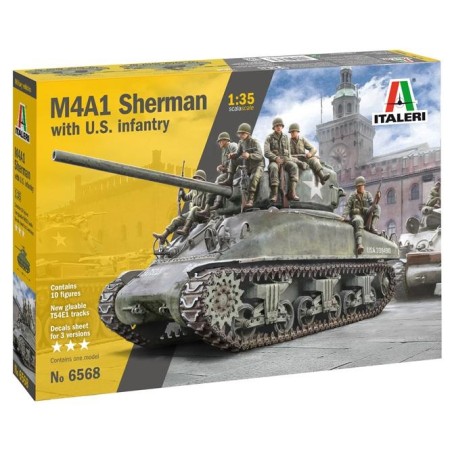 M4A1 SHERMAN ITALERI 1/35