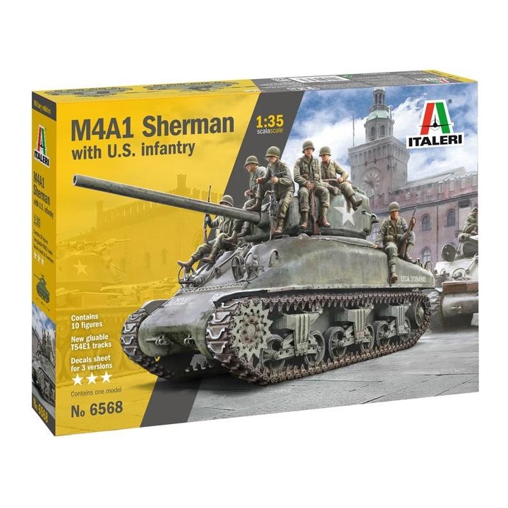 M4A1 SHERMAN ITALERI 1/35