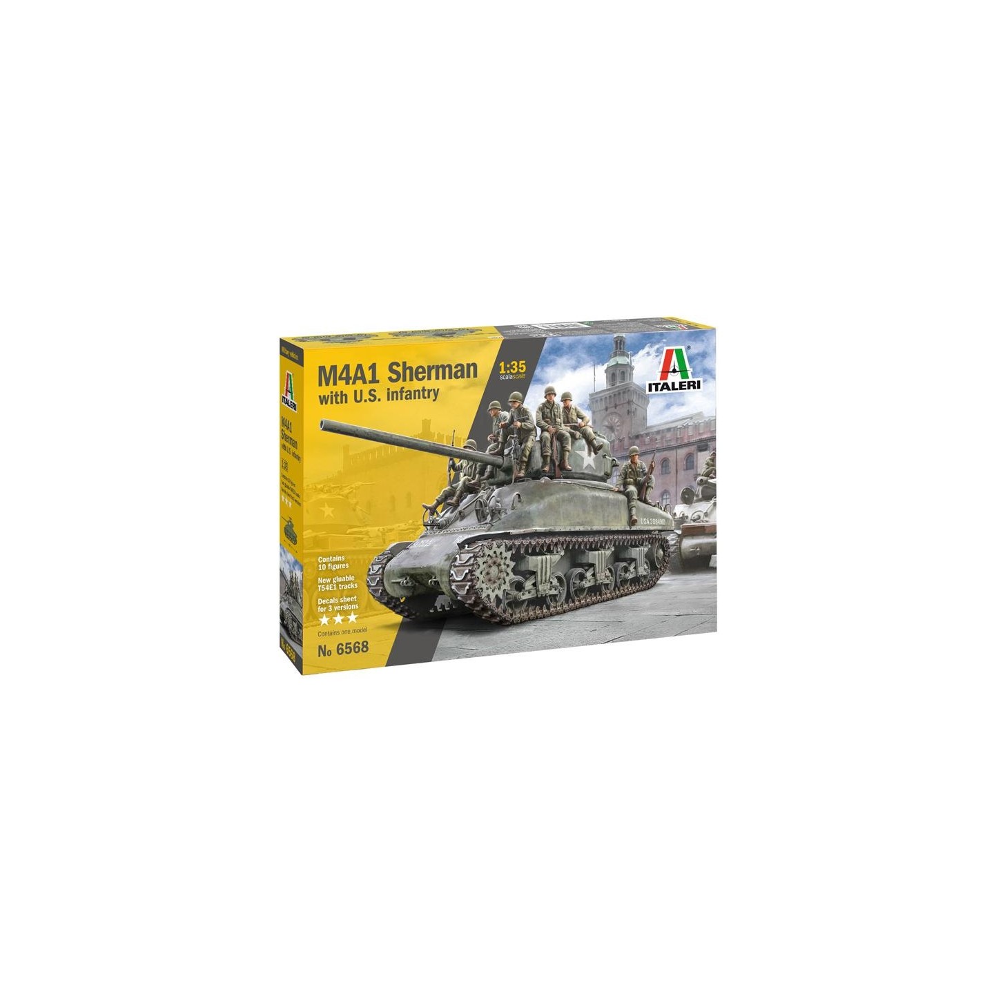 M4A1 SHERMAN ITALERI 1/35