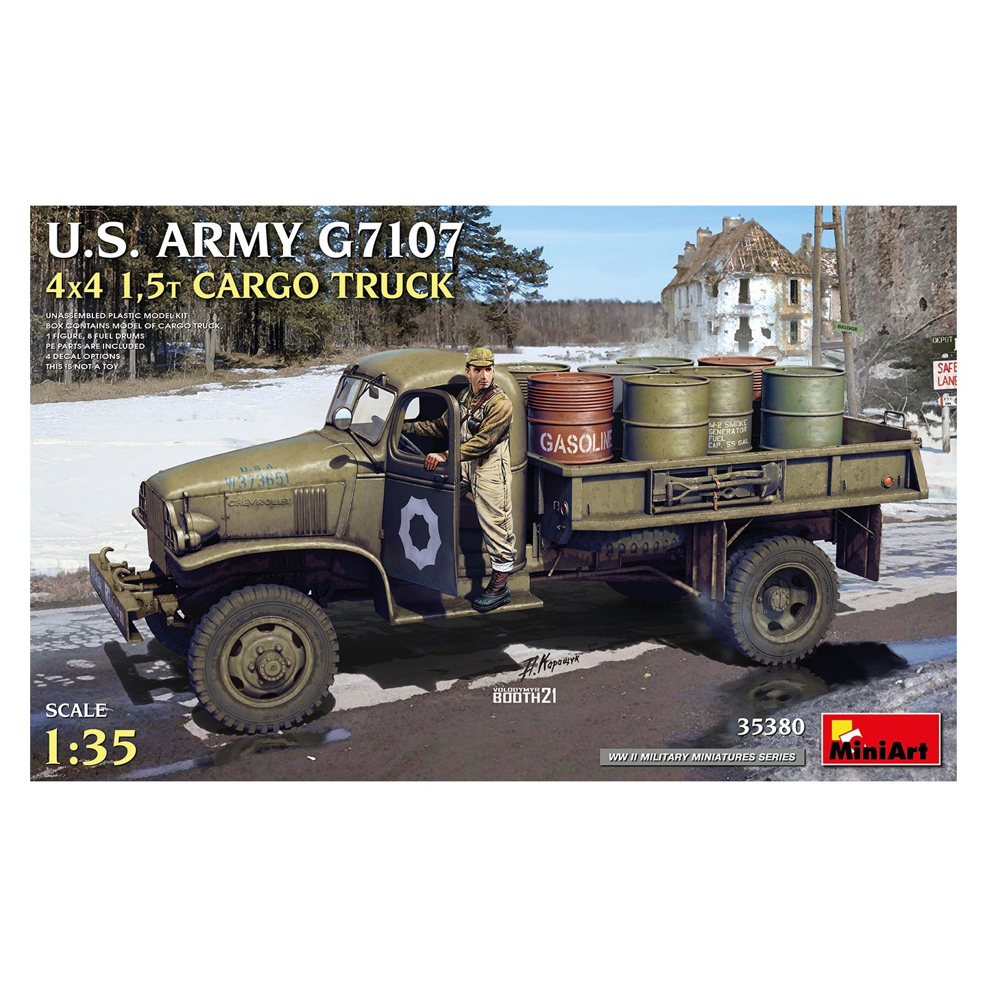 CAMION DEL EJERCITO AMERICANO G7107 MINI ART 1/35