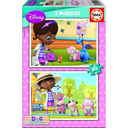 PUZZLE DOC MCSTUFFINS 2X20 EDUCA 15924