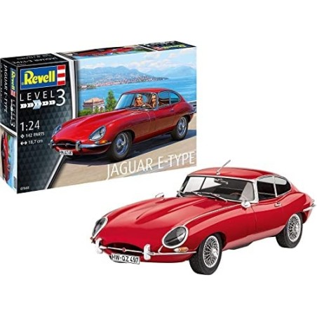 JAGUAR E-TYPE ROJO REVELL 1/24