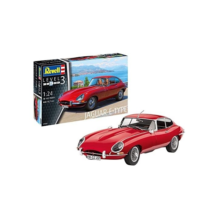 JAGUAR E-TYPE ROJO REVELL 1/24